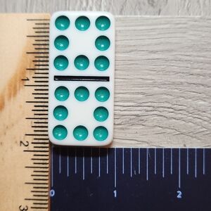 8:8 Double Eights Replacement Dominoes Large Dot Shiny Color 2 X 1 X 3/8